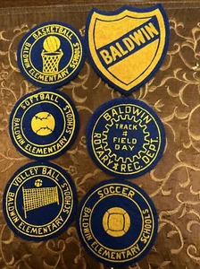 6 Assorted Baldwin Patches - Picture 1 of 1