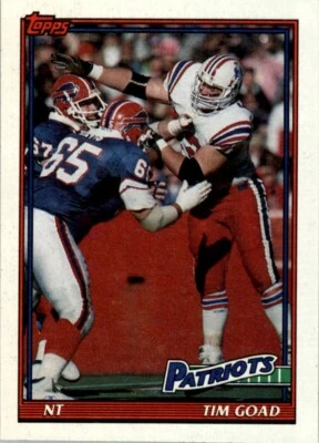 1991 Topps NFL Tim Goad #612 - Image 1 of 2