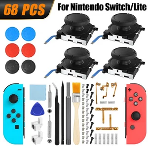 68Pcs Replacement 3D Analog Joystick Repair Tool Kit for Nintendo Switch Joy-Con - Picture 1 of 7