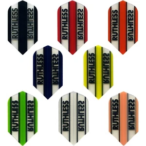 Ruthless | 5 Sets Clear Panels Dart Flights | Slim Shape Transparent Tough - Picture 1 of 7