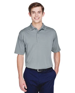 UltraClub 8610 Men's Cool & Dry 8 Star Elite Performance Interlock Polo Shirt - Picture 1 of 10