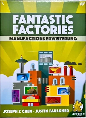 Fantastic Factories Manufactions Strohmann Brettspiel Kennerspiel Strategiespiel - Bild 1 von 4