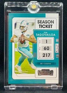 TUA TAGOVAILOA - Panini Contenders Season Ticket - NFL Football Card - MINT - Picture 1 of 3