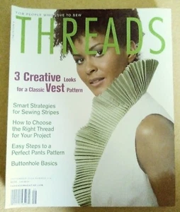 Threads Magazine 3 Creative Looks Classic Vest Pattern Aug Sep 2004 No 114 M291 - Picture 1 of 1