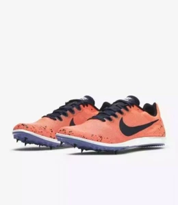 Nike Zoom Rival D 10 ‘Bright Mango' 907566-800 Track SPIKES Shoes Size 6 - Picture 1 of 6
