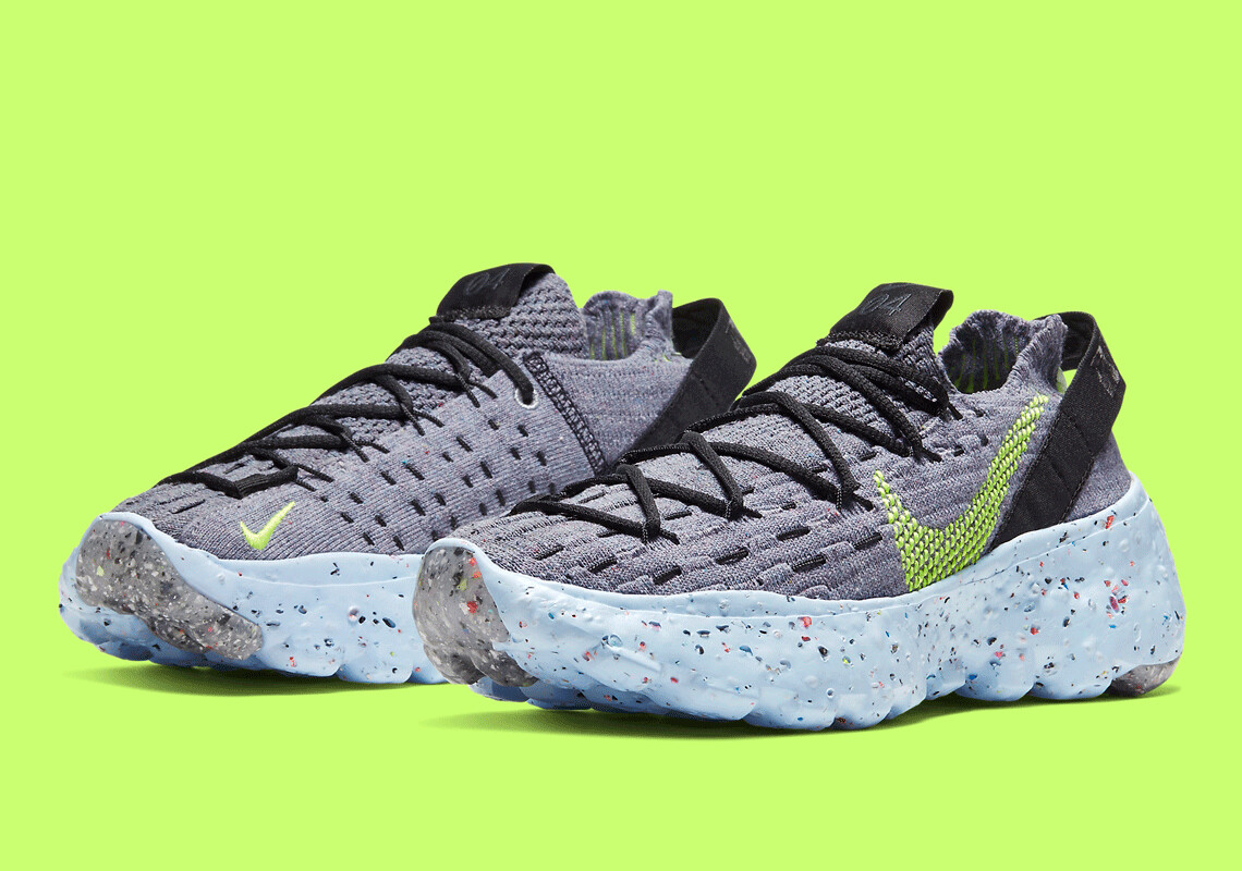 スニーカー Nike Space Hippie 04 Grey Volt This Is Trash WMNS SS 20 2020 Nike Space Hippie 04 This Is Trash - Volt W for sale | eBay