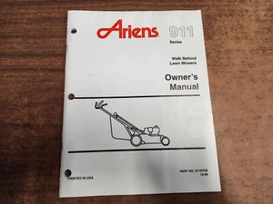 Ariens Walk Behind Lawn Mower 911 Series Owner's Manual 011670G - Picture 1 of 7