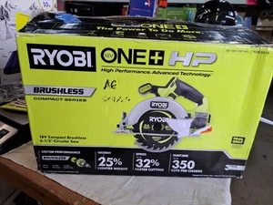RYOBI PSBCS01B ONE+ HP 18V Brushless Compact 6-1/2" Circular Saw TOOL ONLY(F) - Picture 1 of 18