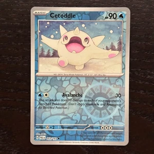 Cetoddle 053/193 Pokemon Paldea Evolved SV02 Reverse Holo Common Card NM - Picture 1 of 2