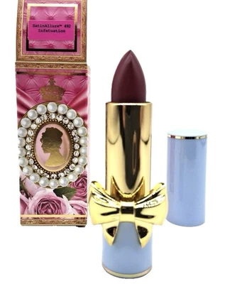 Pat McGrath x Bridgerton Satin Allure Lipstick, 492 Infatuation, Cool Berry Pink - Image 1 of 2