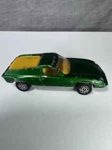 Vintage Corgi Juniors Whizzwheels Lotus Europa Green - British flag - Picture 1 of 6
