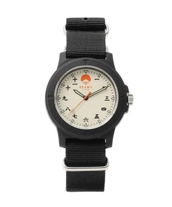 Reloj BEAMS Kanji Mt Fuji Negro UNISEX Japón Limitado - Imagen 1 de 15