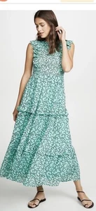 Banjanan Iris Maxikleid in Tropical Green Gr. XS - Bild 1 von 6
