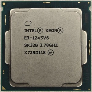 Intel Xeon E3-1245 V6 LGA-1151 CPU Processor 3.70 GHz 4-Core 8MB 73W GPU P630 - Picture 1 of 2