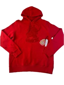 Herren 100 % authentisch Hochzeitstorte Hoodie Größe Large/Farbe rot - Bild 1 von 5