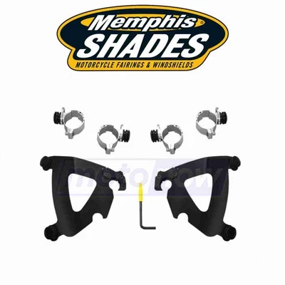 Memphis Shades Plate for Road Warrior Fairing for 1999-2007 Harley Davidson hv Foto 1 de 4