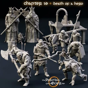 Death of a Hero Diorama Set - 28mm Miniaturszene - LotR MESBG kompatibel - Bild 1 von 11