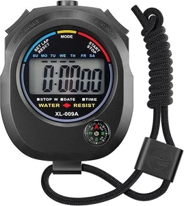 Reloj cronómetro deportivo digital electrónico multifunción temporizador pantalla grande y brújula - Imagen 1 de 6