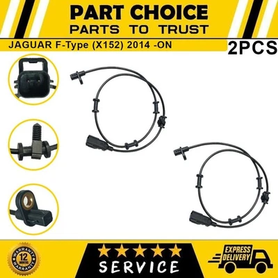 2X FRONT Right / Left  ABS WHEEL SPEED SENSOR For JAGUAR F-Type (X152)  2014 -ON - Image 1 of 3