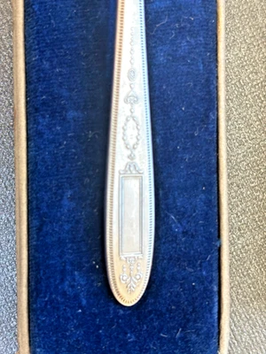 Tenedor Grosvenor Oneida Plata 1921 Fresa/Limón Caja Original Plateado Foto 1 de 4