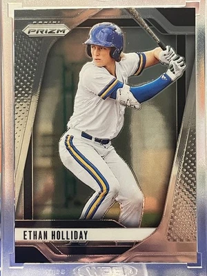 2025 Panini Prizm - Ethan Holliday - #82 - Rockies - Image 1 of 3