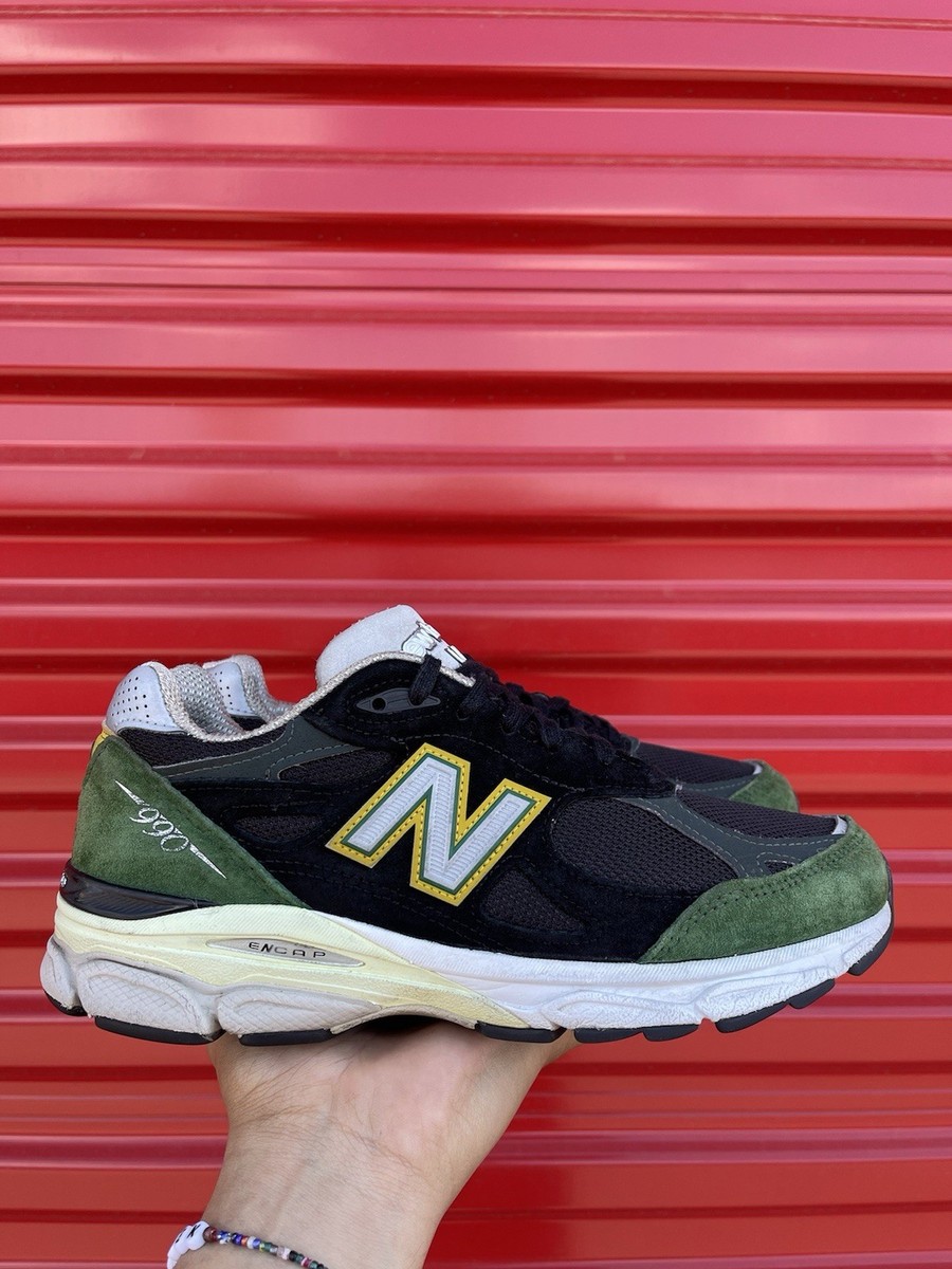 New Balance 990v3 Made In USA Black Green for Sale New Balance 990v3 Made In USA Black Green for Sale