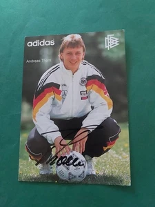 Andreas Thom ,  Autogrammkarte, Fussball,DFB - Bild 1 von 2