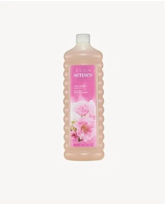 Avon Senses Cherry Blossom Bubble Bath 24 oz Luxurious Bubbles. New - Image 1 of 2