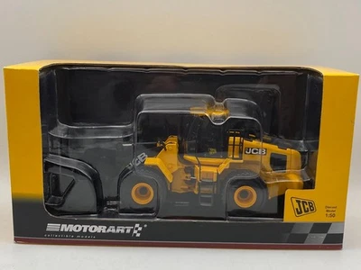 MOTORART 1:50 JCB 467 WLS Caricatore Gommato Diecast Metallo Modello Ref: 13728 - Immagine 1 di 4