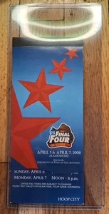 2008 Final Four Semi + Championship Ticket Stub Kansas Memphis UCLA Basketball - Picture 1 of 5