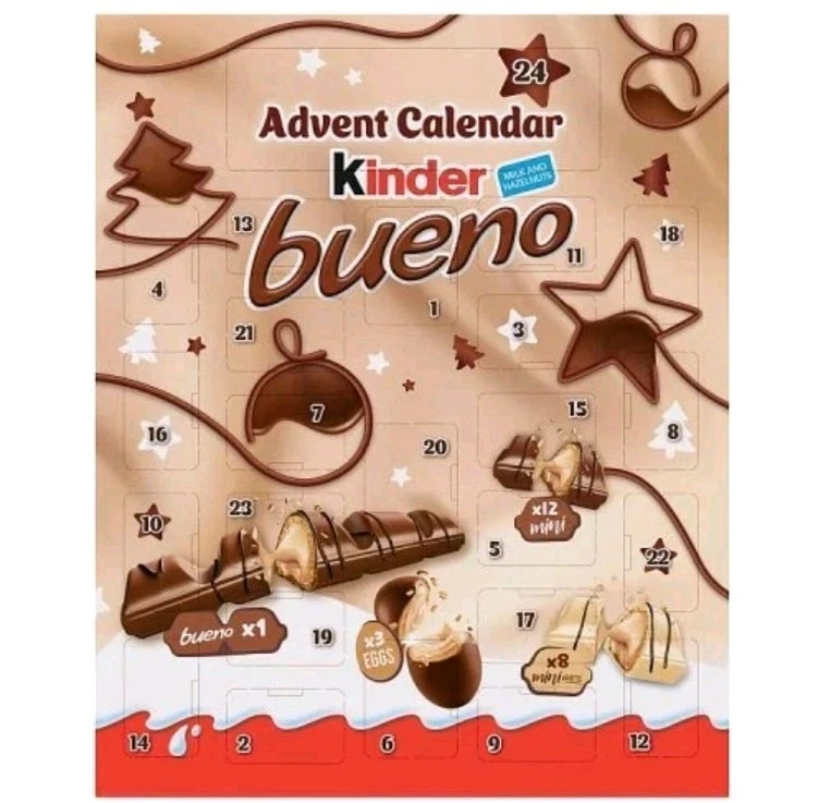 Kinder Bueno Chocolate Advent Calendar Xmas Sweet Advent Calendar