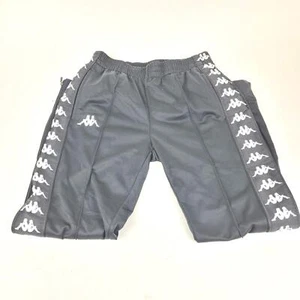 Kappa Authentic Track Pants Youth Boys 10 Years 140cm Zipper Leg Panel Logo - Picture 1 of 4