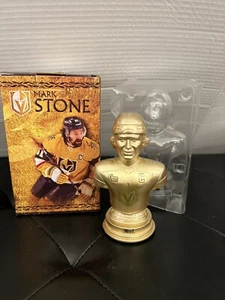 VEGAS GOLDEN KNIGHTS MARK STONE STANLEY CUP FINAL GAME 4 GOLD STATUE SGA NIB - Picture 1 of 9