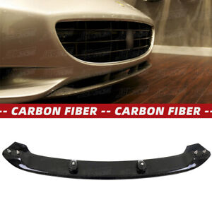 O Style Carbon Fiber Front Middle Lip For Ferrari California 2009-2014