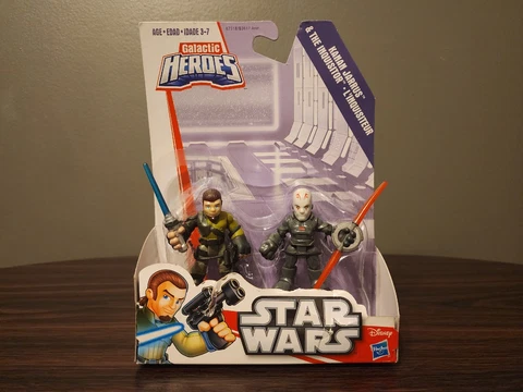 Star Wars Galactic Heroes KANAN JARRUS & THE INQUISITOR Hasbro Playskool 2016 Cover