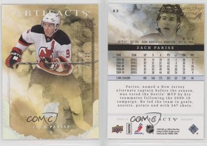 2010-11 Upper Deck Artifacts Silver /25 Zach Parise #63