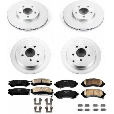 Kit de frenos de disco PowerStop - Delantero y trasero - Se adapta a Buick Rendezvous 2002-2006, Che Foto 1 de 4