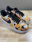 Air Force 1 07 LV8 'Orange Camo' Sneakers Mens Size 10.5 823511-800
