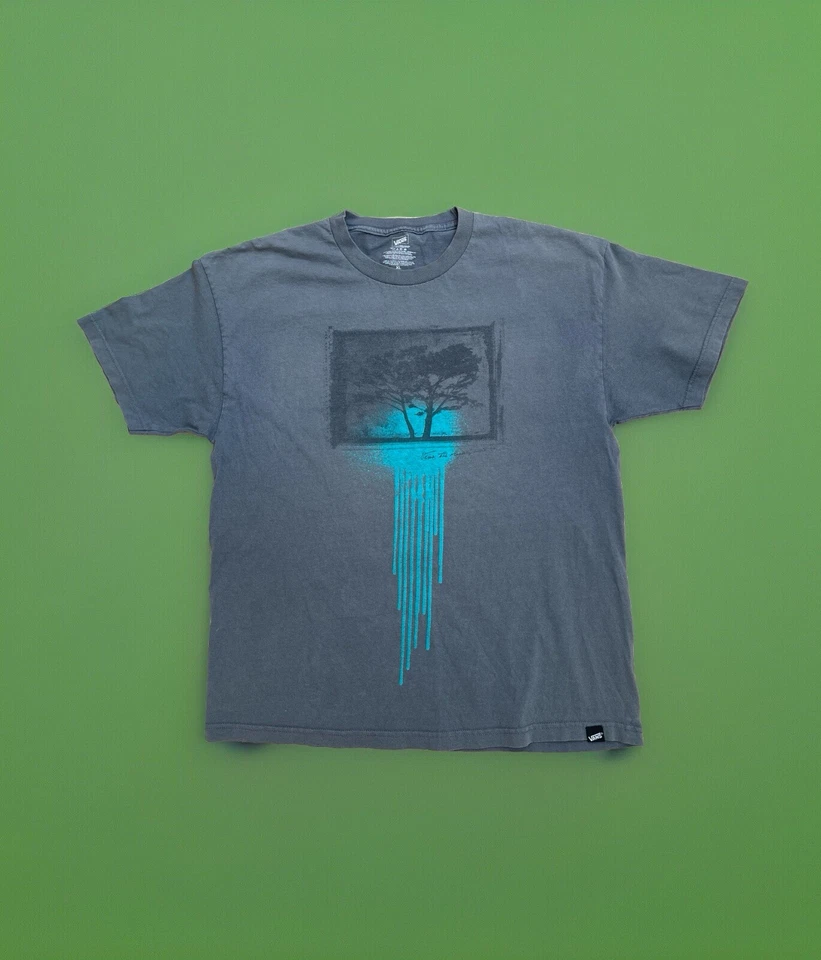 Vintage Vans "The Original Since 1966" Men’s XL Gray Skateboarding T-Shirt, RARE - Image 1 of 4