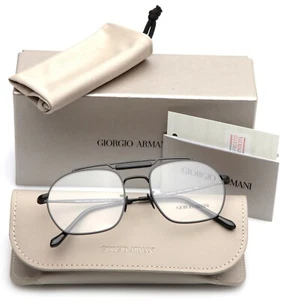 NEW GIORGIO ARMANI AR 5084 3001 Matte Black EYEGLASSES 53-19-145mm B46mm Italy - Picture 1 of 10