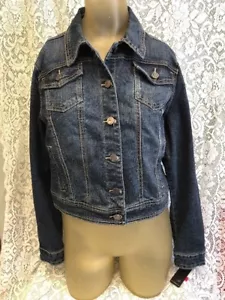 "Chaqueta de jean azul ""Earl Jean"" para mujer talla PM ¡Nueva con etiquetas! - Imagen 1 de 6