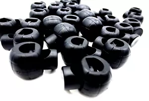 Draw String Slide Lock Spring Loaded Black Fits Up To 5/16" Thick Cord, Durable! - Picture 1 of 12