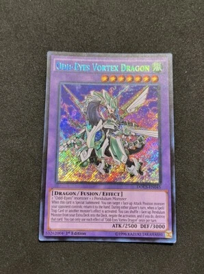 Yu-Gi-Oh! TCG Odd-Eyes Vortex Dragon DOCS-EN045 - Secret  Rare - 1st Edition - Image 1 of 2