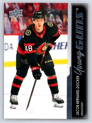 JACOB BERNARD-DOCKER 2021-22 UPPER DECK FRENCH YOUNG GUNS JEUNES LOUPS ROOKIE RC - Image 1 of 2