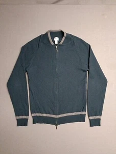 Armani Collezioni Pullover Herren Small S Full Dual Zip Navy Kaschmirmischung - Bild 1 von 7