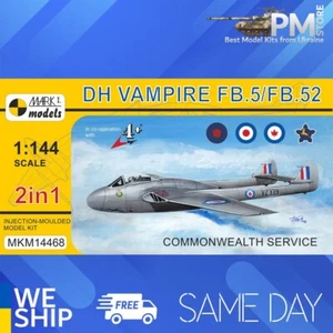 Mark I MKM144068 1/144 DH de Havilland Vampire FB.5 Commonwealth Service (2in1) - Picture 1 of 7