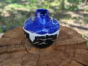 Maceta de semillas Acoma Pueblo firmada cerámica nativa americana suroeste por Keith Chino - Imagen 1 de 11