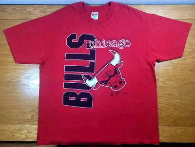 Camiseta DE COLECCIÓN Chicago Bulls Para Hombre XXL 2XL Hanes 1994 -VENDIDA COMO ESTÁ (pequeños agujeros) Foto 1 de 4