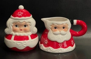 Johanna Parker Babbo Natale & Mrs. Claus set crema e zucchero - Foto 1 di 6