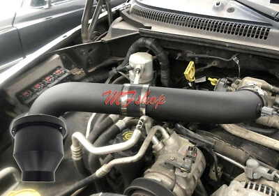 Protector térmico recubierto negro para Dodge Dakota 2003-2010 3,7 L V6 kit de admisión de aire 2 piezas Foto 1 de 4